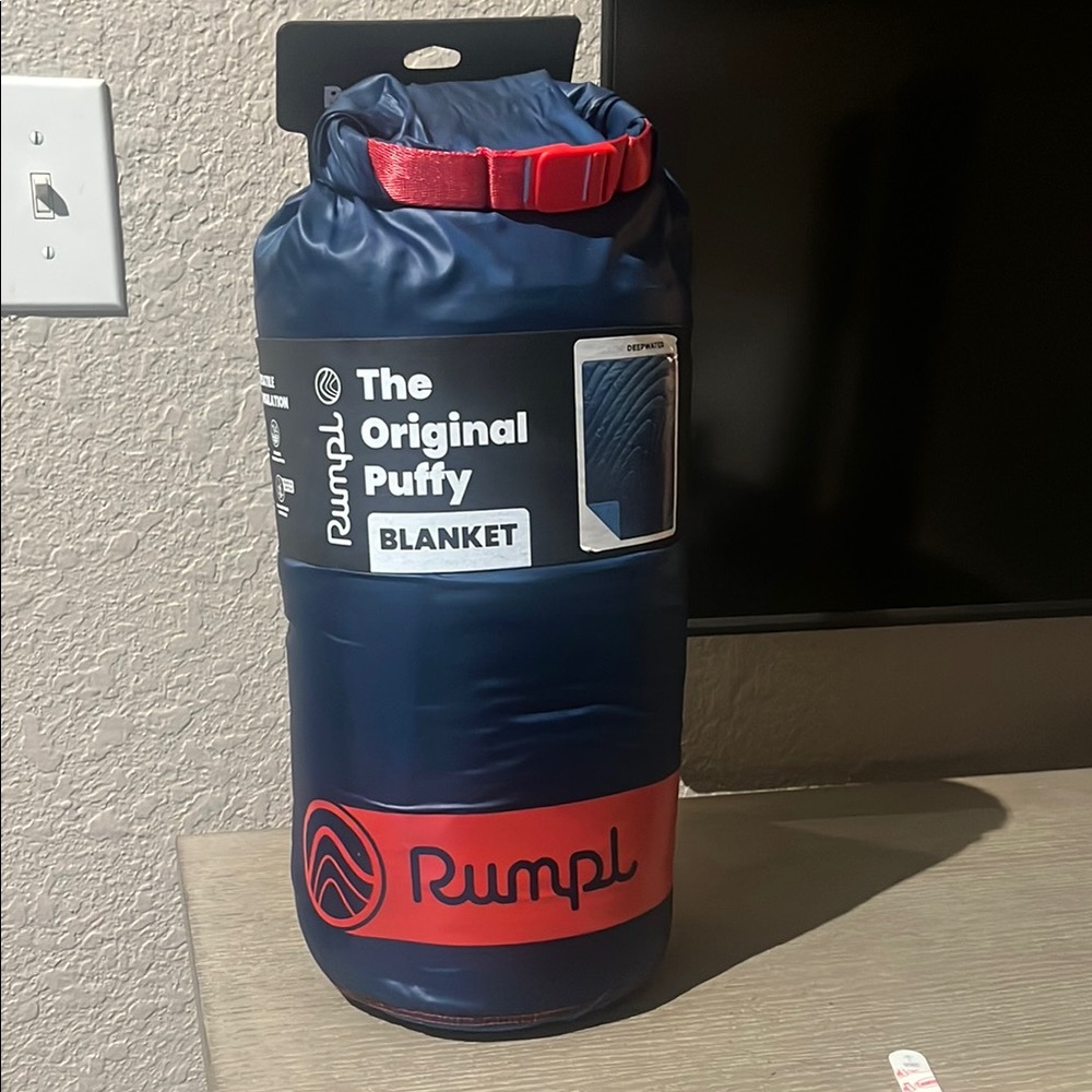 RUMPL- The Original Puffy Blanket Deep Blue Wave